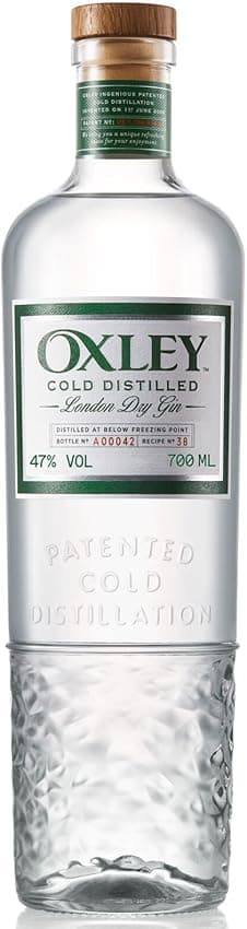 Detalle de Oxley Ginebra Premium 🥃 70cl Artesanal, 47% Destilación en Frío