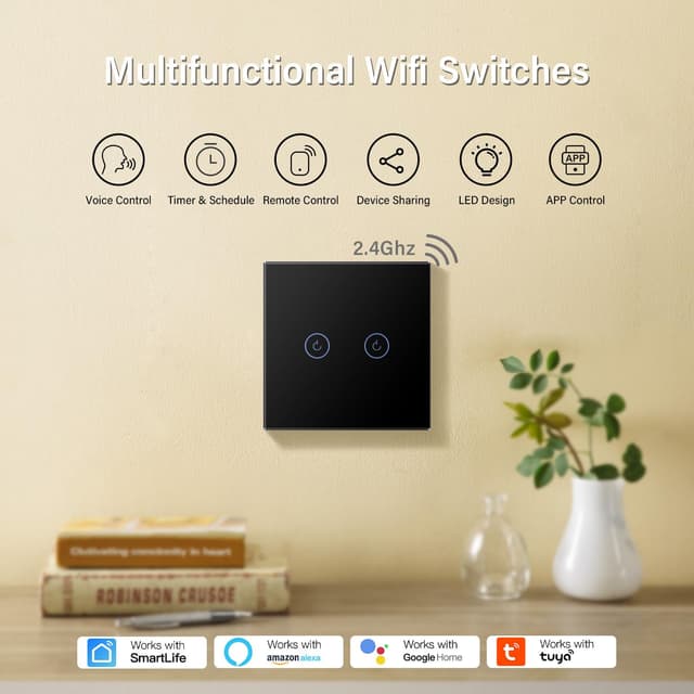 Detalle de BSEED Interrupteur connecté sans neutre 2