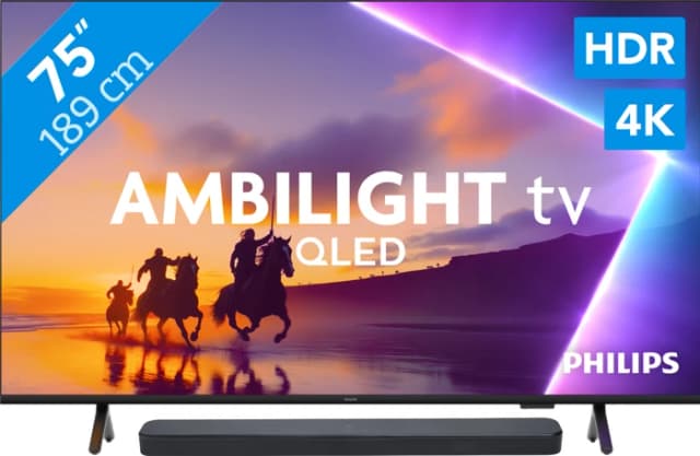 Thumbnail 26 de Philips PUS8500 Ambilight 75 Zoll QLED 4K