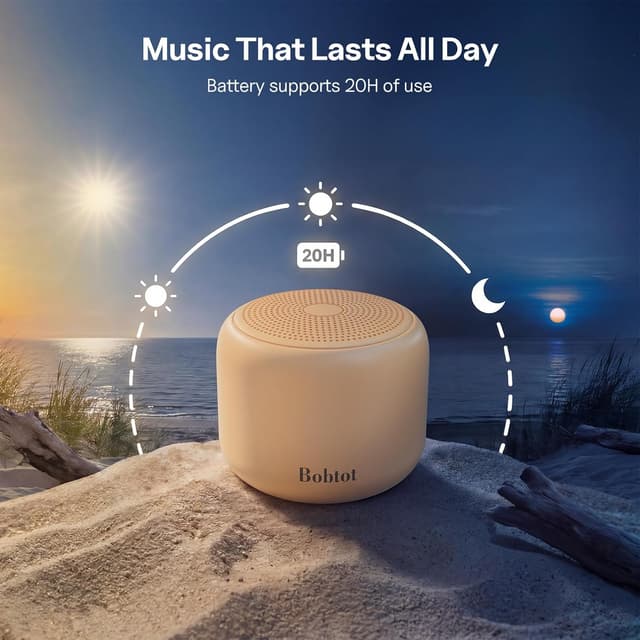 Thumbnail 4 de Bobtot Portable Bluetooth Speaker 15 Hours