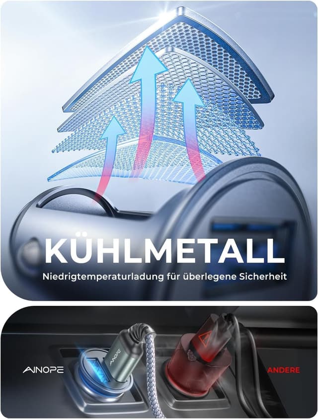 Thumbnail 4 de AINOPE 24W Auto USB Ladegerät
