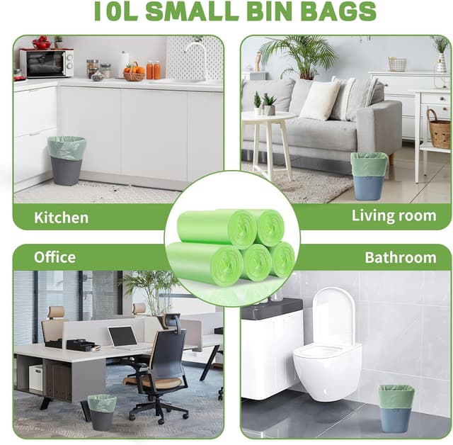 Thumbnail 5 de BODFPPC Biodegradable Bin Bags 150 Pack 10L