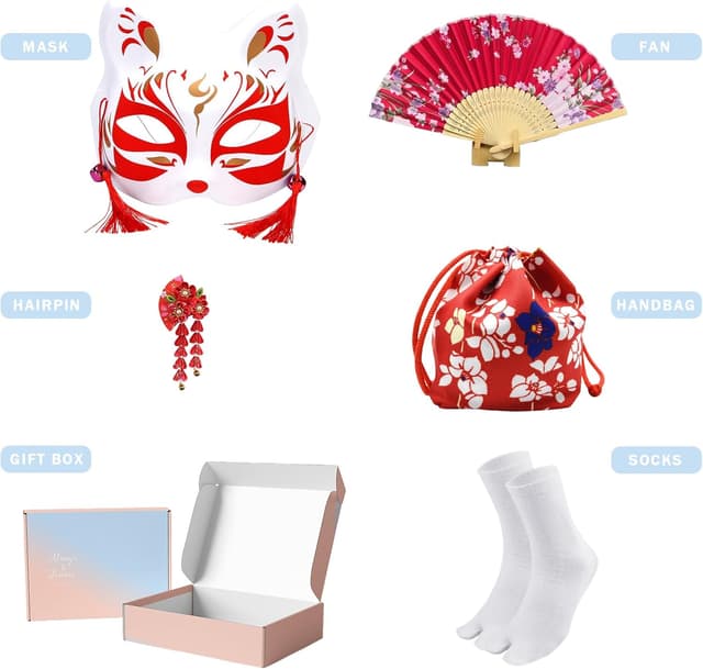 Thumbnail 2 de KRUIHAN Ensemble Yukata Kimono Femme