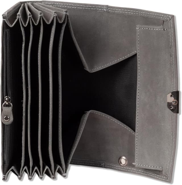 Thumbnail 6 de Woodland KELLNERBÖRSE Profi-Modell Büffelleder Geldbörse