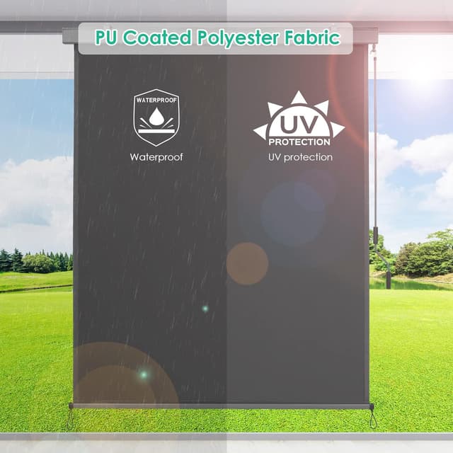 Thumbnail 6 de Toldo Vertical Enrollable 250x140cm Gris