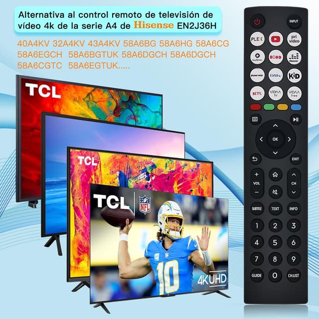 Thumbnail 2 de Riry mando Hisense EN2J36H TV VIDAA 4K