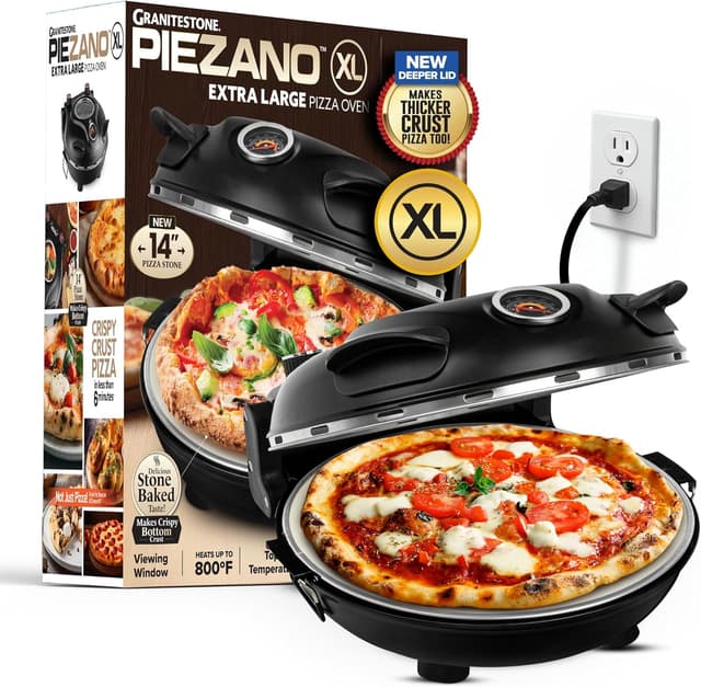 Imagen de PIEZANO XL 14 Inch Electric Pizza Oven ⚡ en OfertitasTOP