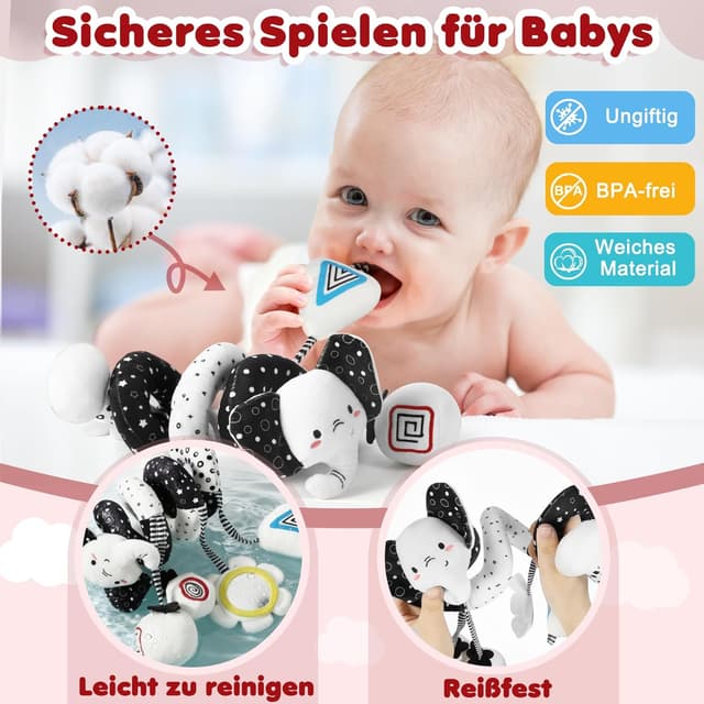 Thumbnail 2 de URMYWO Kinderwagen Spielzeug 0–12 Monate