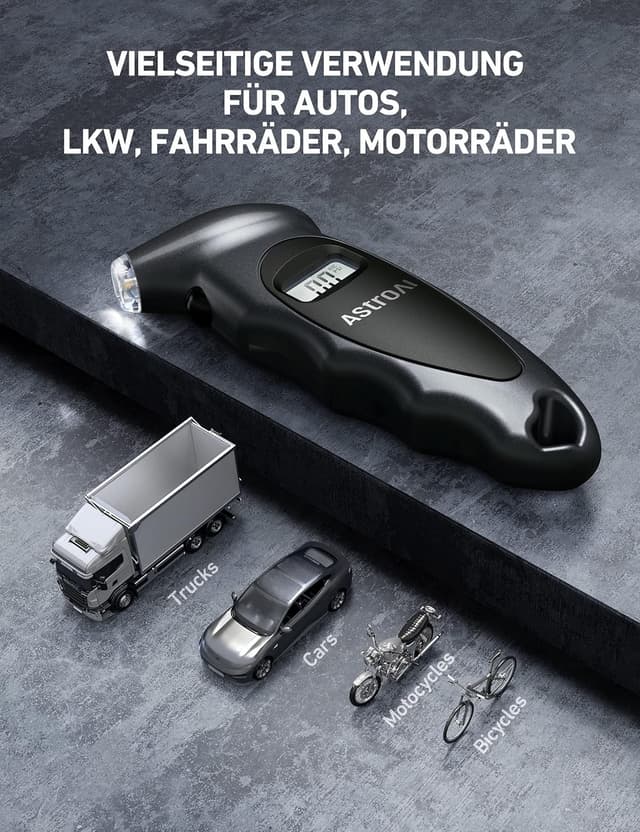 Thumbnail 5 de AstroAI Reifendruckprüfer 150 PSI, digital