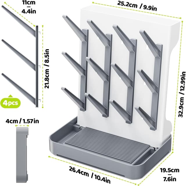 Thumbnail 5 de Dayacoco Baby Bottle Drying Rack – Holds 12 Bottles