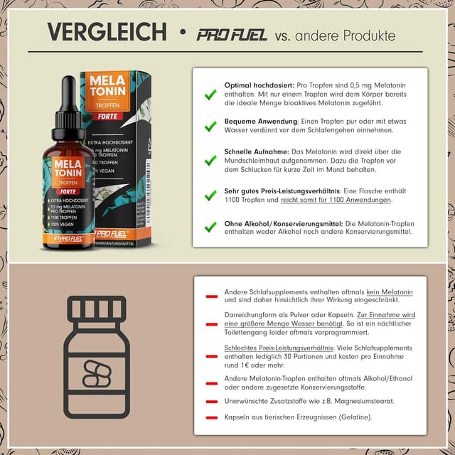 Thumbnail 2 de Melatonin Tropfen FORTE 0,5 mg