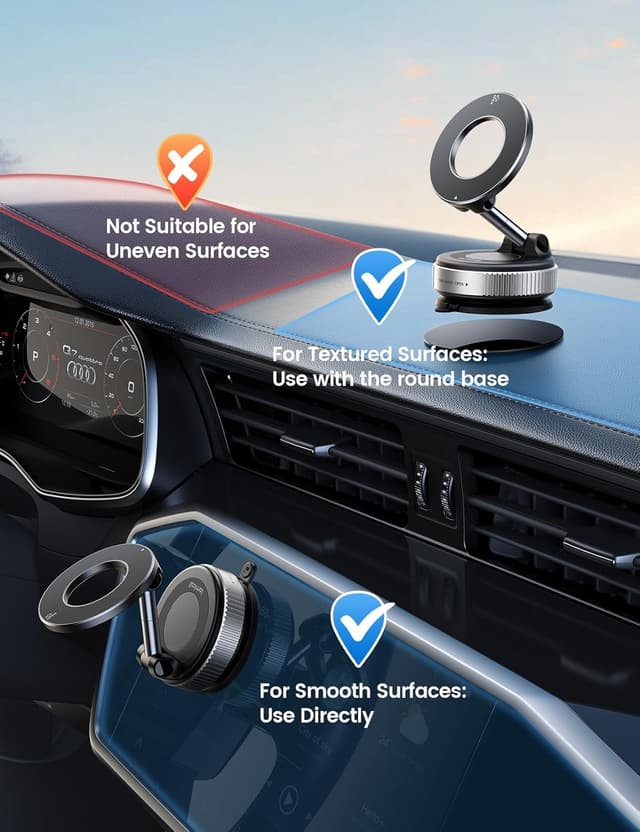 Thumbnail 6 de Lamicall Vacuum Magnetic Car Phone Holder 4.4lbs