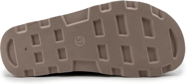 Detalle de JOMIX Bottines hiver femme fourrées à col fausse fourrure – semelle épaisse antidérapante