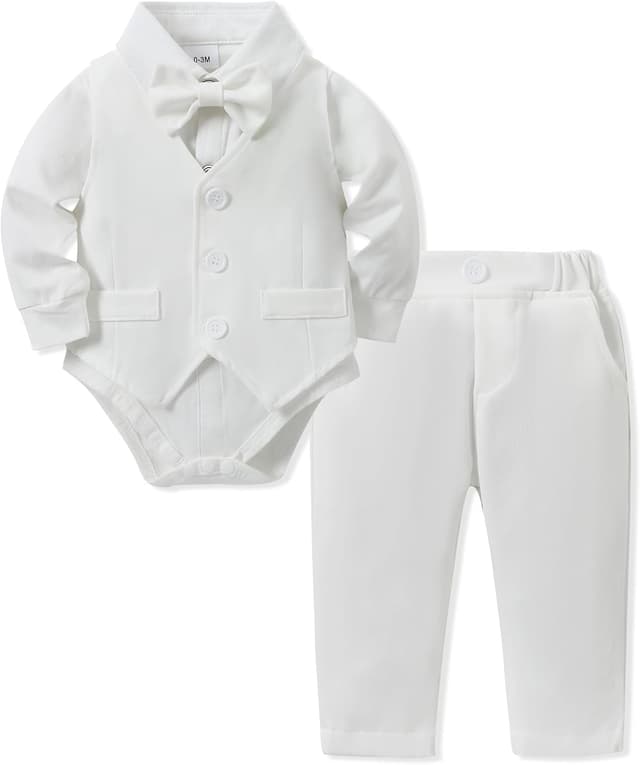 Imagen de Amissz Baby Junge Taufanzug 0-18M en OfertitasTOP