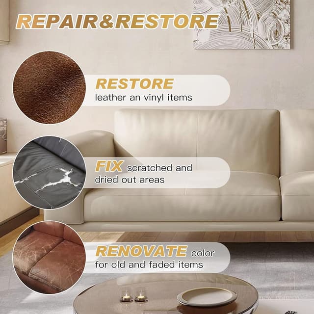 Thumbnail 4 de SEISSO Kit Riparazione Pelle Auto Beige