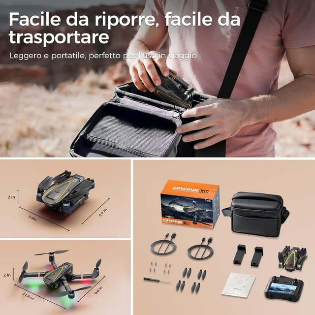 Thumbnail 6 de H11 GPS Drone con Telecamera 4K meno di 249g