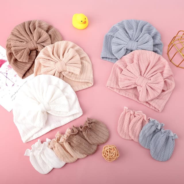 Thumbnail 6 de DRESHOW Newborn Hats Set 5-Pack