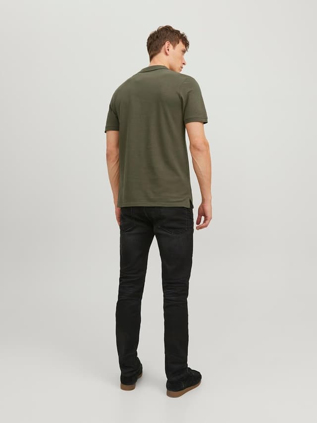 Thumbnail 2 de Jack & Jones Jjebasic Polo SS Noos - Camiseta para Hombre, Verde (Olive Night), Talla L
