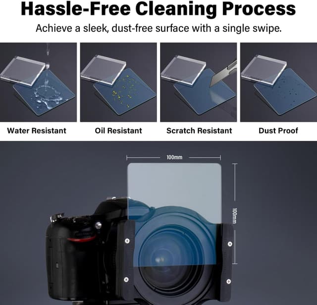 Detalle 2 de Walking Way Black Diffusion Filter 100x100mm