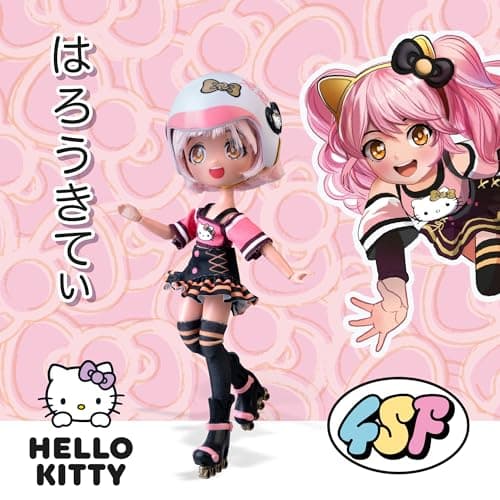 Thumbnail 4 de 4SF Hello Kitty Golden Diva Roller, muñeca 19,5 cm