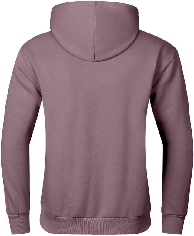 Detalle de JMIERR Herren Hoodie Freizeit-Pullover mit Kängurutasche und Kordelzug – warmes Langarm-Sweatshirt mit Kapuze