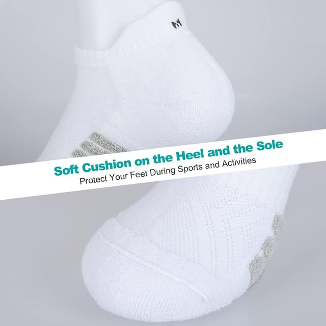 Thumbnail 4 de Natugloe Trainer Socks Cushioned 6 Pairs