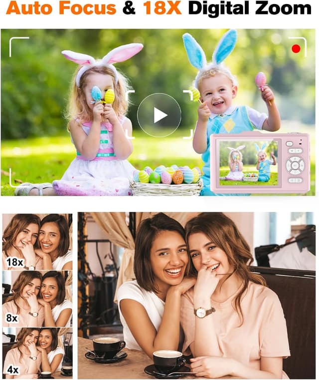 Thumbnail 4 de QIVORO 4K 64MP Compact Camera