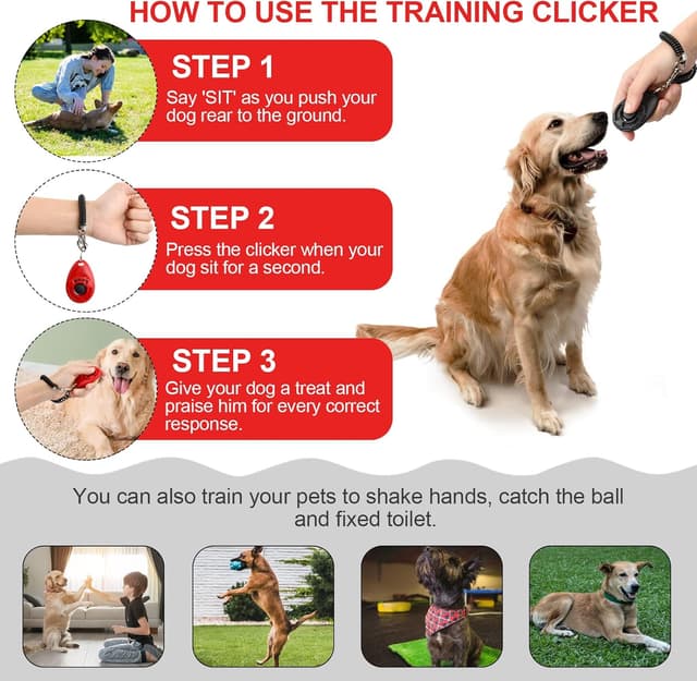 Thumbnail 4 de Elitecran Hunde Clicker Set 16 Stück