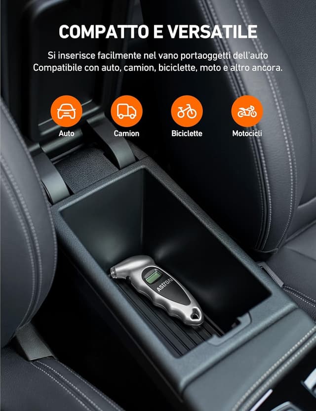 Thumbnail 3 de AstroAI Tire Pressure Gauge 0-150 PSI