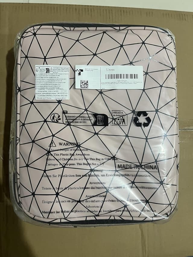 Thumbnail 6 de Uross Nagellack Organizer für 84 Nagellackflaschen & 1 LED-Nagellampe (rosa) – Aufbewahrungstasche für Nail-Design-Zubehör