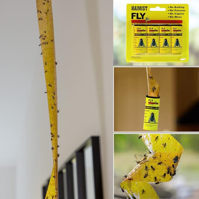 Detalle 1 de Haimist Fly paper 32 pack for indoor use