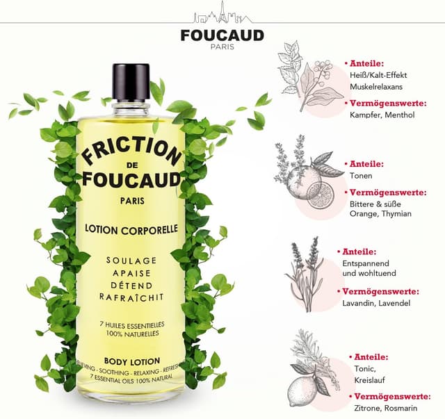 Detalle de Friction Körperlotion 500 ml für Muskeltonus