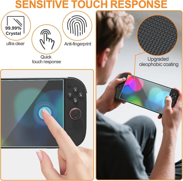 Thumbnail 6 de Teyomi Schutzglas Nintendo Switch 2 7,9 Zoll