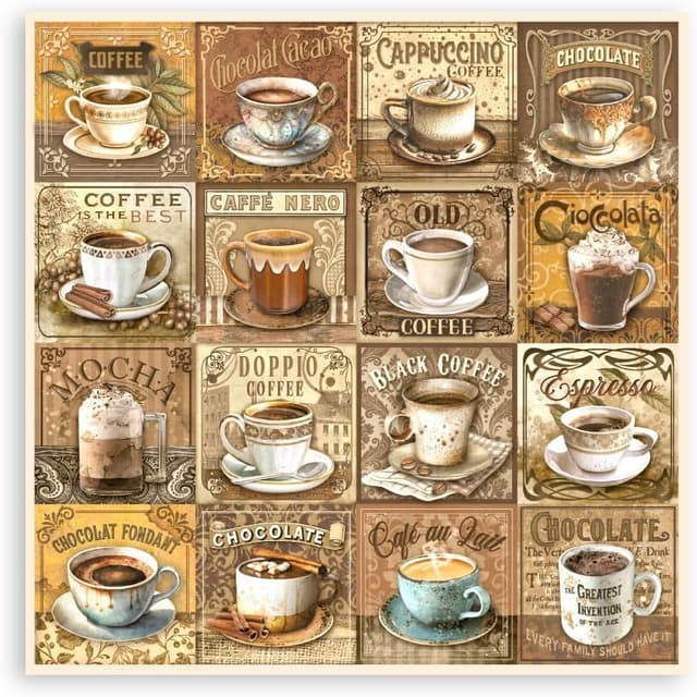Thumbnail 2 de Scrapbooking Pad 22 hojas 12" x 12" Café y Chocolate 📓