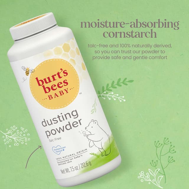 Detalle de Burt's Bees Baby Dusting Powder 7.5 oz