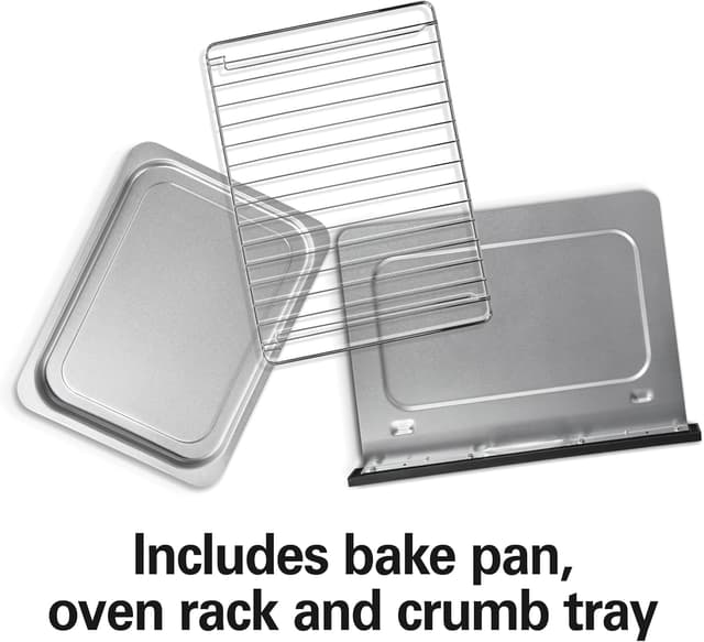 Thumbnail 5 de Hamilton Beach 2-in-1 Toaster Oven 16.5 L 🍞