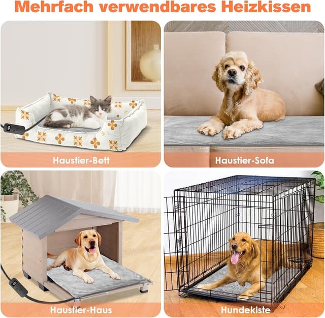 Thumbnail 6 de Tappetino Riscaldante per Cani Gatti 70x45 cm