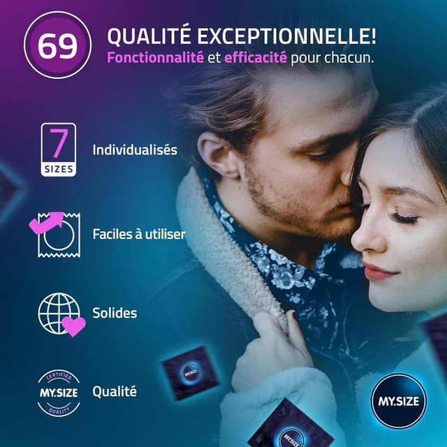 Thumbnail 4 de MY.SIZE Classic préservatifs 69 mm ⚙