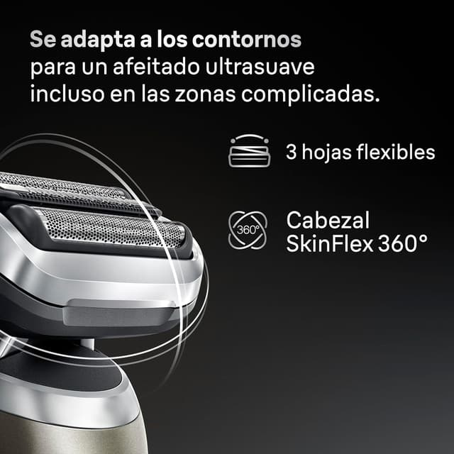 Thumbnail 2 de Braun Series 7 72-C7650CC Afeitadora Eléctrica Hombre Oro 🪒