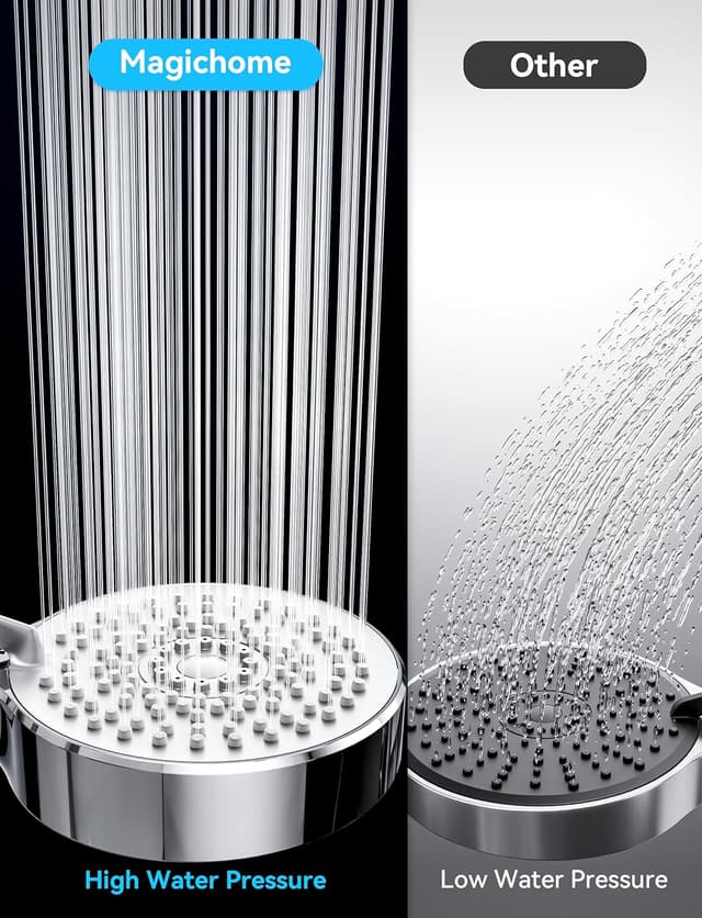 Thumbnail 2 de Magichome Alcachofa de ducha con piedras minerales y 5 chorros