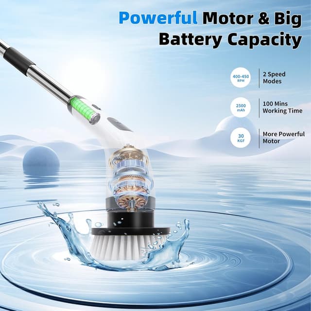 Thumbnail 1 de SINZUX Electric Spin Scrubber 8-head 🧽