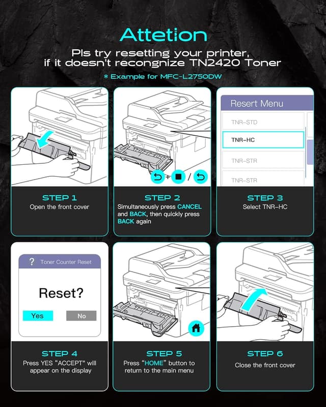 Thumbnail 6 de Cartuccia toner TN2420 2 Nero