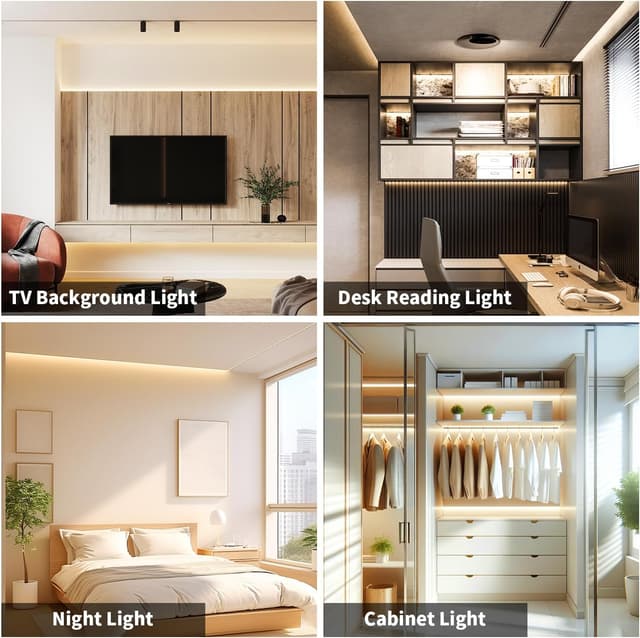 Thumbnail 5 de ShineBurky COB 24V Tira LED 10m Blanco Cálido