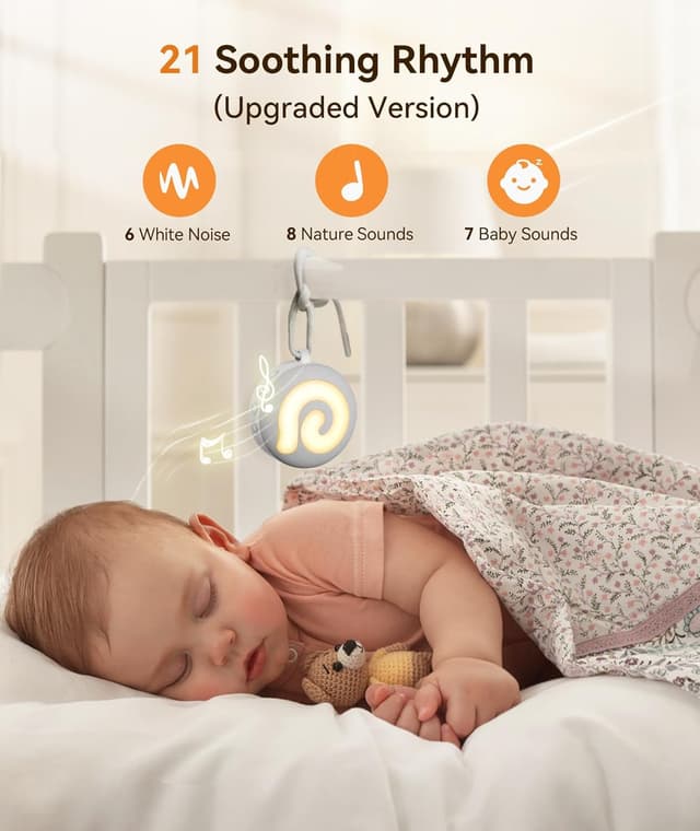 Thumbnail 4 de Dreamegg D11 white noise machine 21 sounds 💤