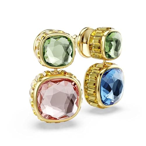 Detalle de Swarovski Pendientes Chroma Twist Talla Cojín 💍