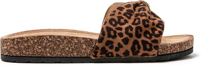 Detalle de JOMIX Mules femme à nœud et imprimé fleurs : claquettes/sandales plates pour plage, piscine et douche