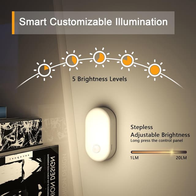 Detalle 2 de Lyridz Motion Sensor Night Light 4-pack