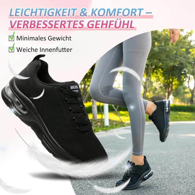 Thumbnail 4 de Maxome Laufschuhe Damen mit atmungsaktivem Mesh und Luftpolster-Dämpfung