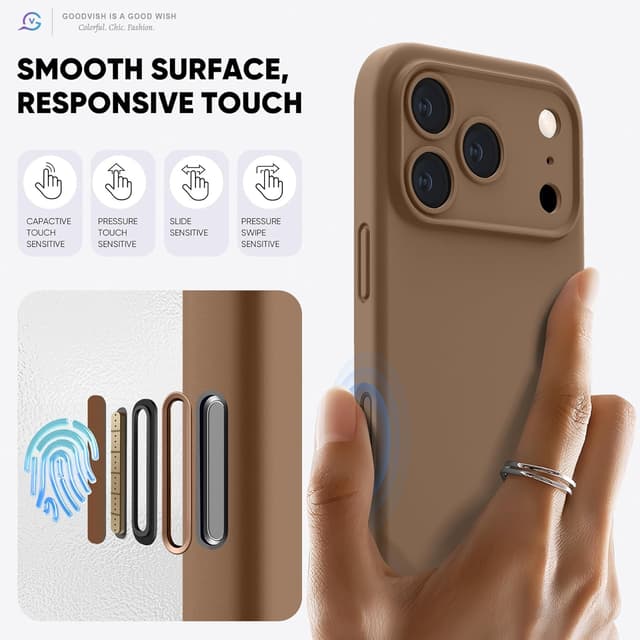 Thumbnail 3 de GOODVISH iPhone 17 Pro Hülle 360° Schutz