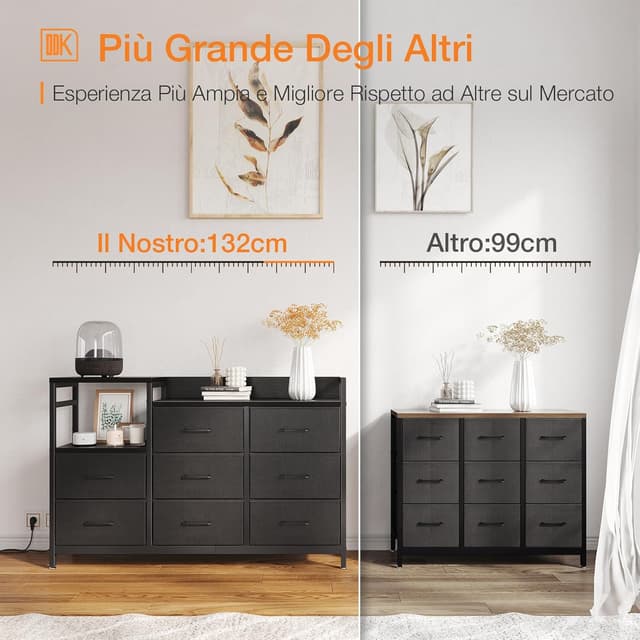 Thumbnail 4 de ODK Cassettiera 132x30x88 cm